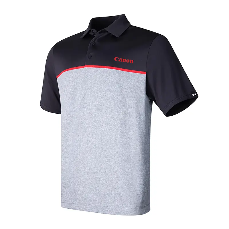 Branded Under Armour Playoff Golf Polo In Back/Red