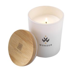 White Bamboo Candle Second Image