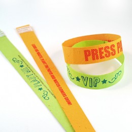 Branded Paper Seed Wristbands