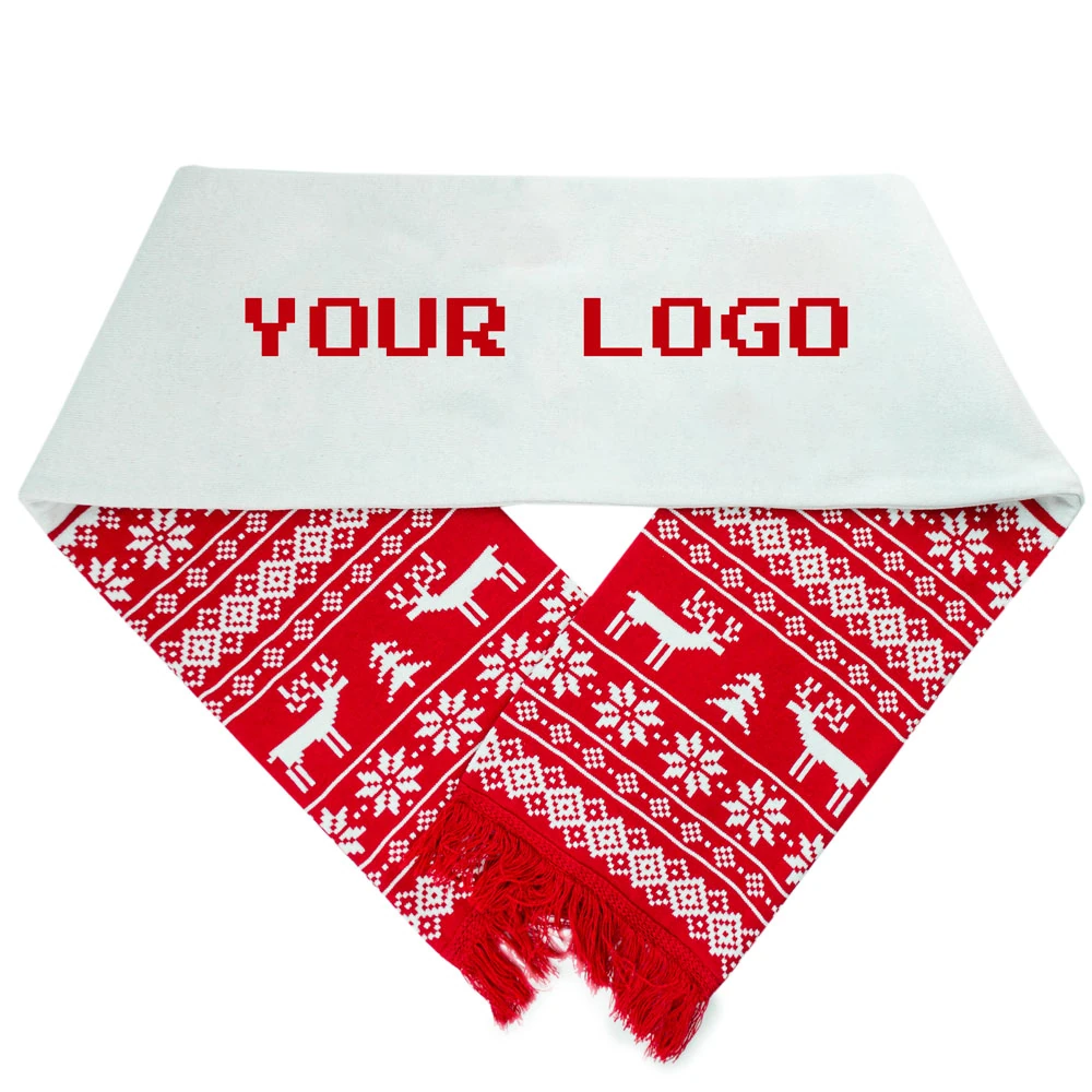 Your Logo Knitted Scarves 3